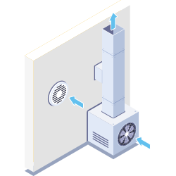 Lüftungsanlage Icon