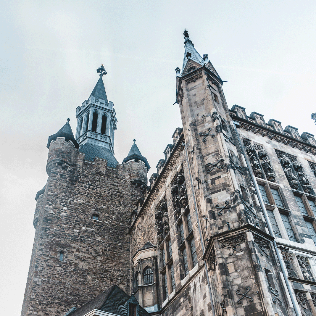Aachen Kirchturm Innenstadt