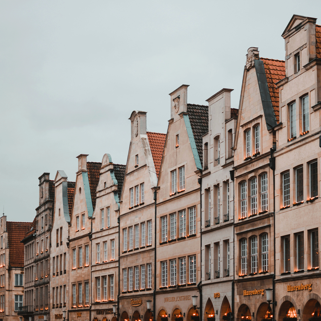 Münster Innenstadt Gebäude